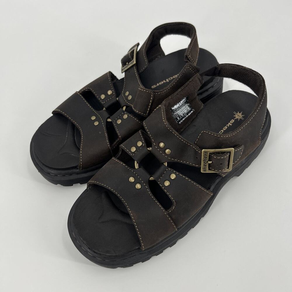 Vintage Skechers Jammers Fisherman Sandals Womens Size 8 Chunky 90s Y2K O-ring